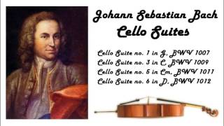 Johann Sebastian Bach  Cello suites in 432 Hz great for reading or studying [upl. by Anatsirhc]