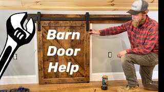 Barn Door Installation and Hardware questions answered [upl. by Emerej723]