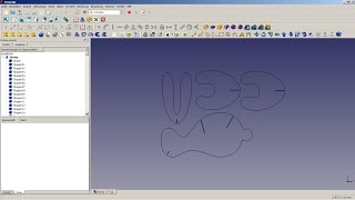 FreeCAD Tutorial 24  DXFDWG Import [upl. by Annovaj]