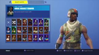 SEASON 1 Fortnite Account Locker And Stats Showcase Season 1 OG Skull Trooper amp more rare skins [upl. by Constancia]