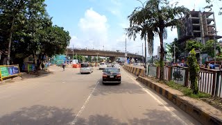 Mouchak to Mohakhali  Street View of Dhaka City [upl. by Ecirtaed]