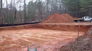 New House Lot Clearing And Basement Digging [upl. by Wei]