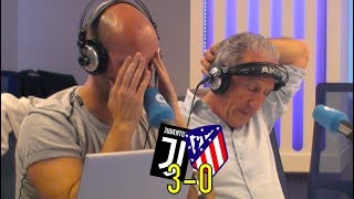 La noche MÁS DURA para los atléticos  Reacción de Petón y Miró con la narración de Rubén Martín [upl. by Haseefan477]