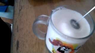 Aerolatte Review Frothing Cold Milk In Under 1 Minute [upl. by Conard]