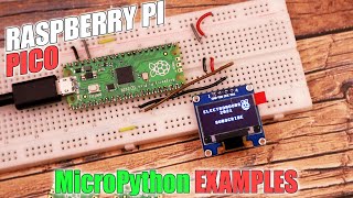 Raspberry Pi PICO  Starting With MicroPython  Examples  I2C OLED ADC PWM [upl. by Weinman]