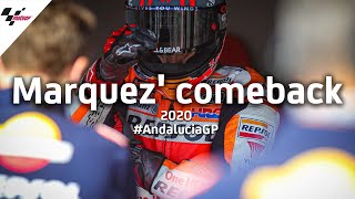 Marc Marquez incredible Jerez comeback  AndaluciaGP [upl. by Thalassa]